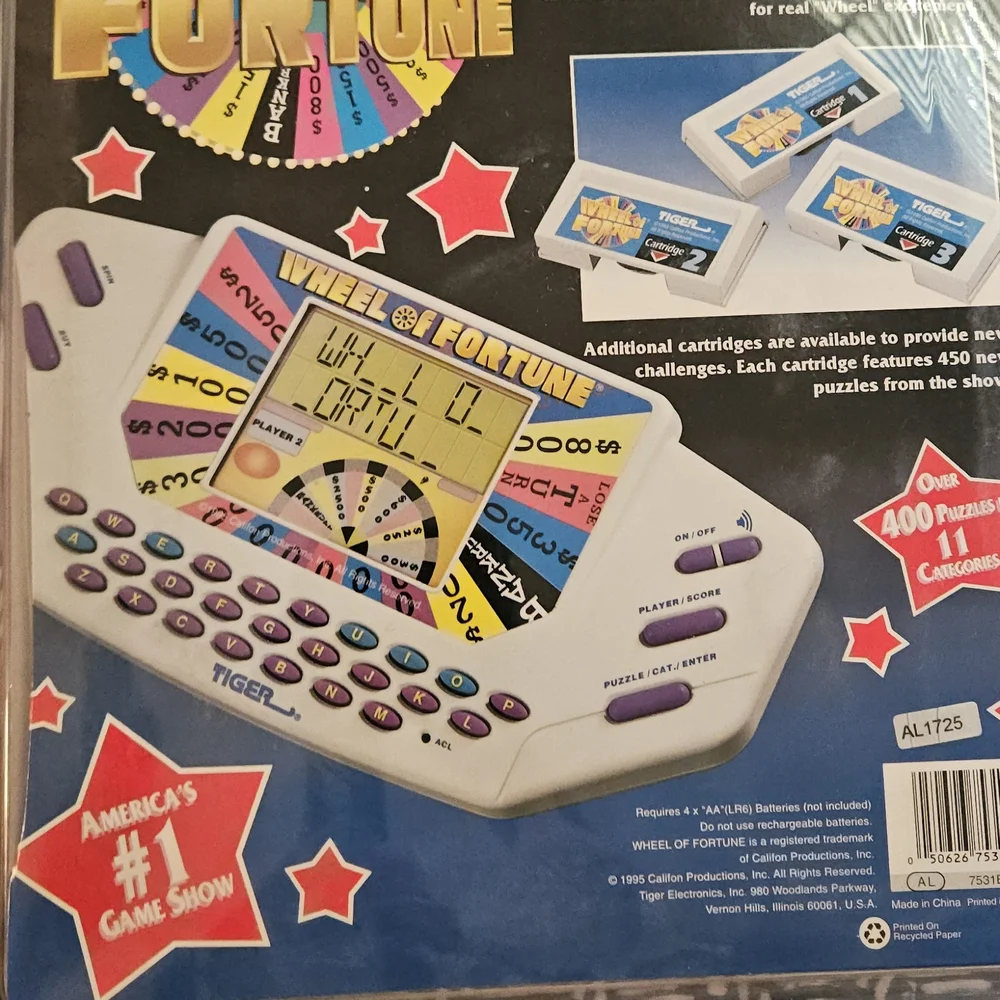 Wheel of Fortune Handheld Electronic Game